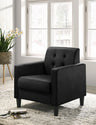 Hale - Velvet Accent Armchair With Tufting by Lilola Home | Bel Furniture