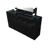 Elisa - Vanity Set With Stool And LED Bulbs