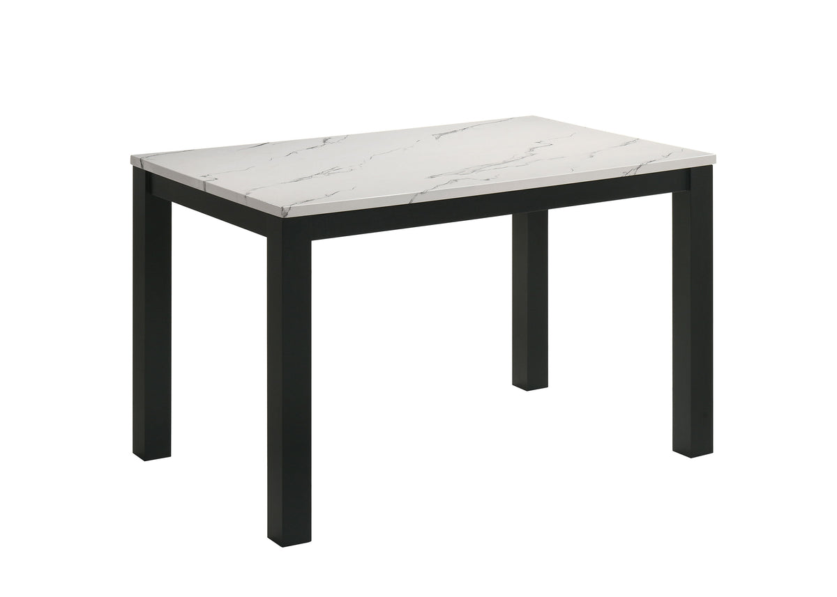 Resia - Dining Table White by Crown Mark | Bel Furniture