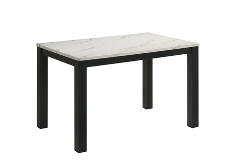 Resia - Dining Table White by Crown Mark | Bel Furniture