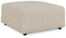 Edenfield - Oversized Accent Ottoman Pearl Silver by Signature Design by Ashley® | Bel Furniture