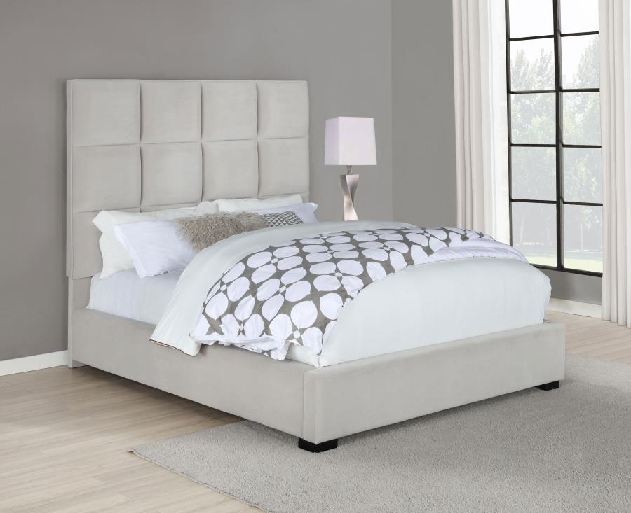 Panes - Upholstered Panel Bed