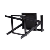 Milan - Modern Webbing Back Stool With Arms (Set of 3) by Jennifer Taylor Home | Bel Furniture