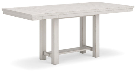Robbinsdale - Rectangular Dining Table White Counter Tables None by Signature Design by Ashley® | Bel Furniture