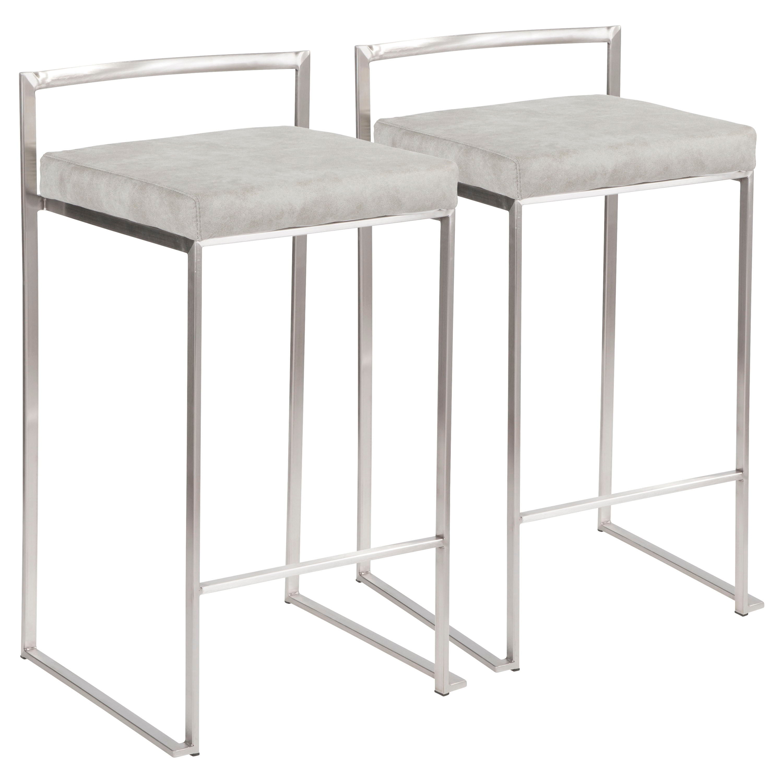 Fuji - Contemporary Elegant Stackable Counter Stool Set