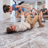 Payas - 5' X 7' Geometric Area Rug - Beige