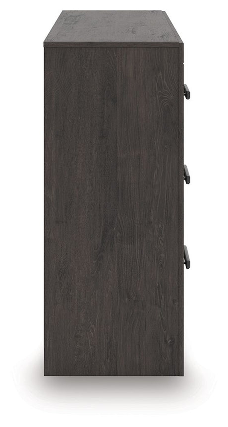 Prendonea - Charcoal - Six Drawer Dresser by Signature Design by Ashley® | Bel Furniture