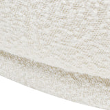 Aire - RAF Modern Rounded Chaise Lounge - Ivory White by Jennifer Taylor Home | Bel Furniture