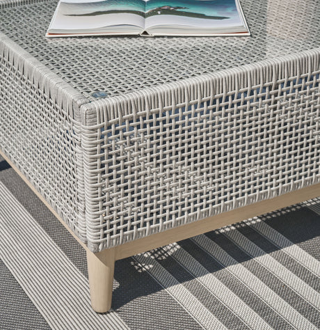 Seton Creek - Gray - Rectangular Cocktail Table by Signature Design by Ashley® | Bel Furniture