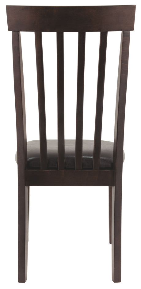 Hammis - Dark Brown - Dining UPH Side Chair (Set of 2) by Signature Design by Ashley® | Bel Furniture