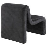 Drayton - Upholstered Curved Armless Accent Chair by Coaster Fine Furniture | Bel Furniture