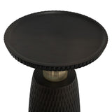 Breanna - Side Table - Black / Gold by Simpli-Home | Bel Furniture