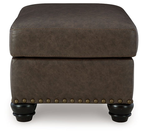 Roxmere - Umber - Ottoman by Benchcraft® | Bel Furniture