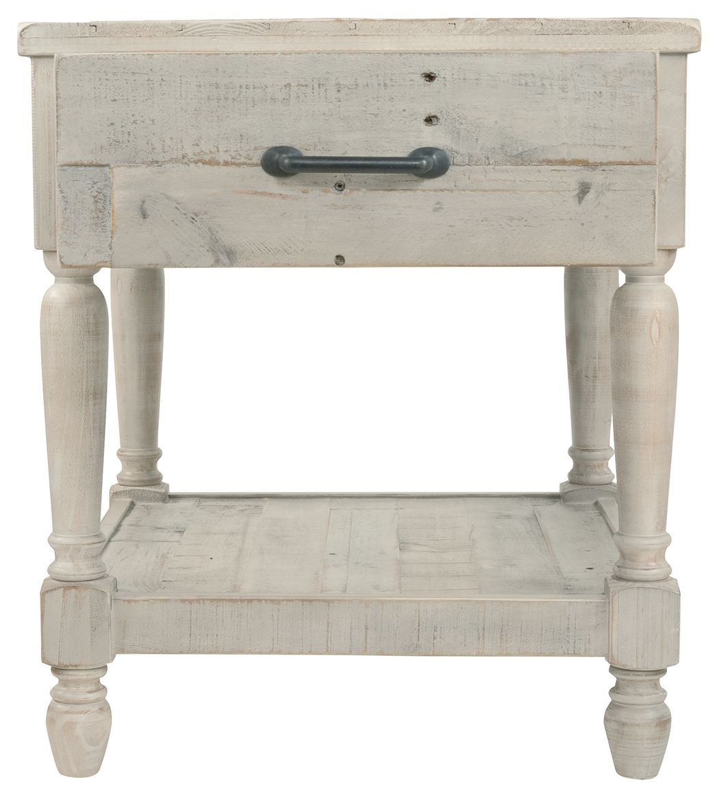 Shawnalore - Whitewash - Rectangular End Table