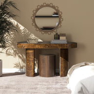 Jesse - Single Drawer Oval Computer Desk by Jennifer Taylor Home | Bel Furniture