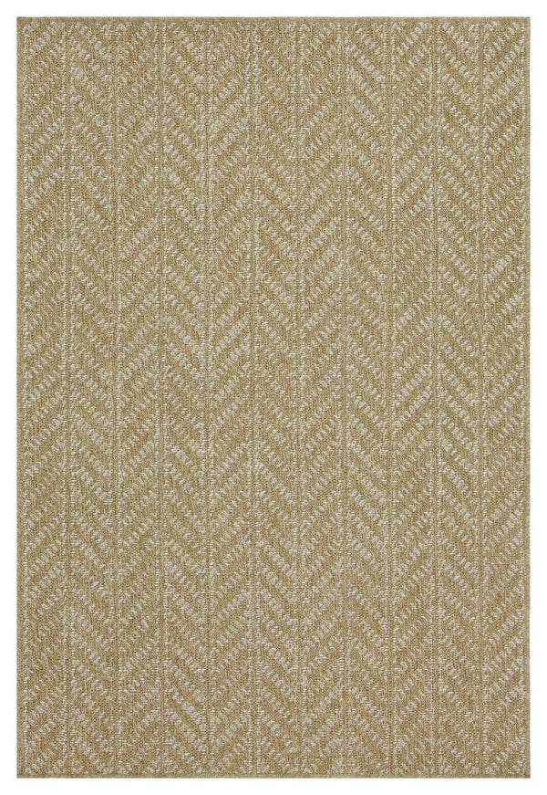 Earth - 7'10" X 10'3" Indoor, Outdoor Area Rug - White, Natural