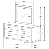 Jessica - 6-Drawer Dresser With Mirror