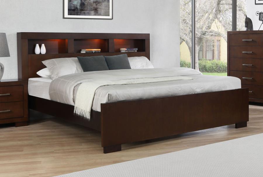 Jessica - LED Storage Bookcase Bed