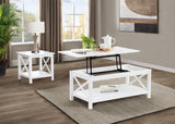 Skyview - 44" Rectangular Lift Top Coffee Table - White