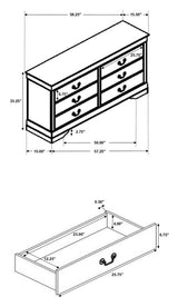 Louis Philippe - Traditional Bedroom Set