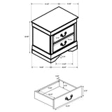 Louis Philippe - Traditional Bedroom Set