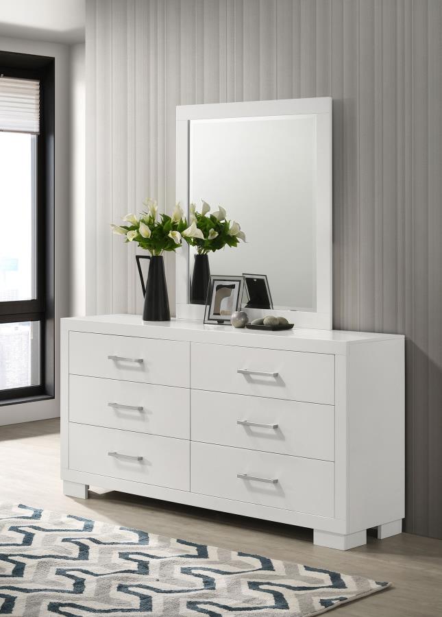 Jessica - 6-Drawer Dresser With Mirror
