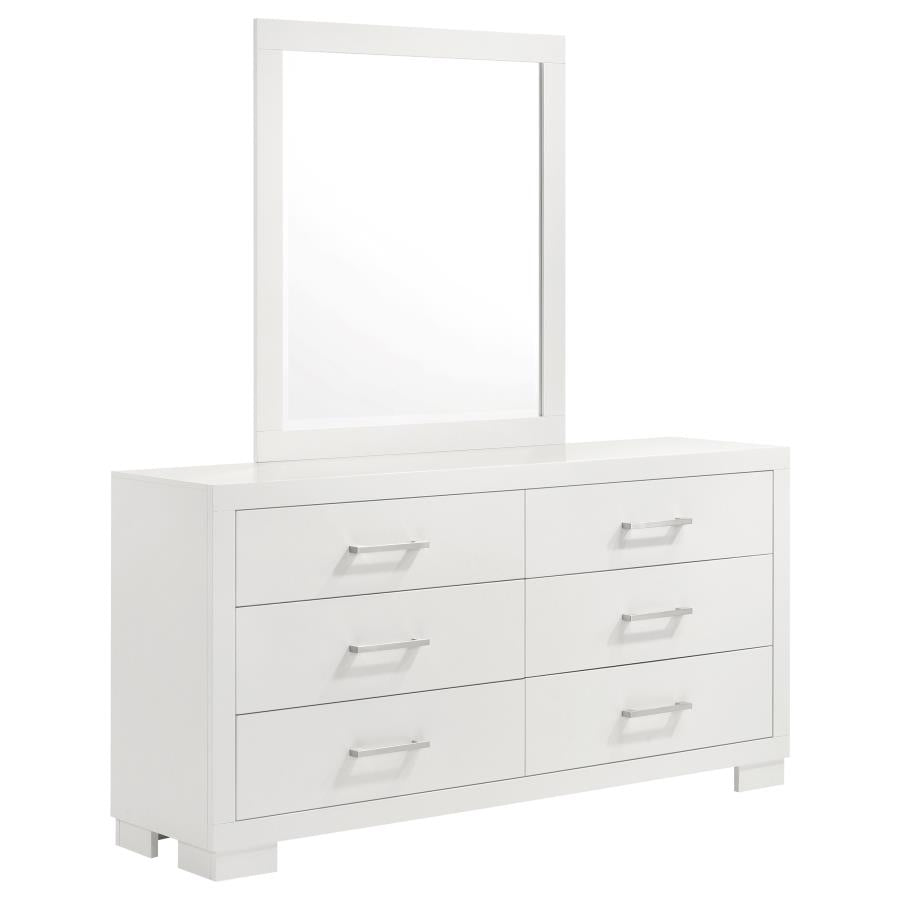Jessica - 6-Drawer Dresser With Mirror