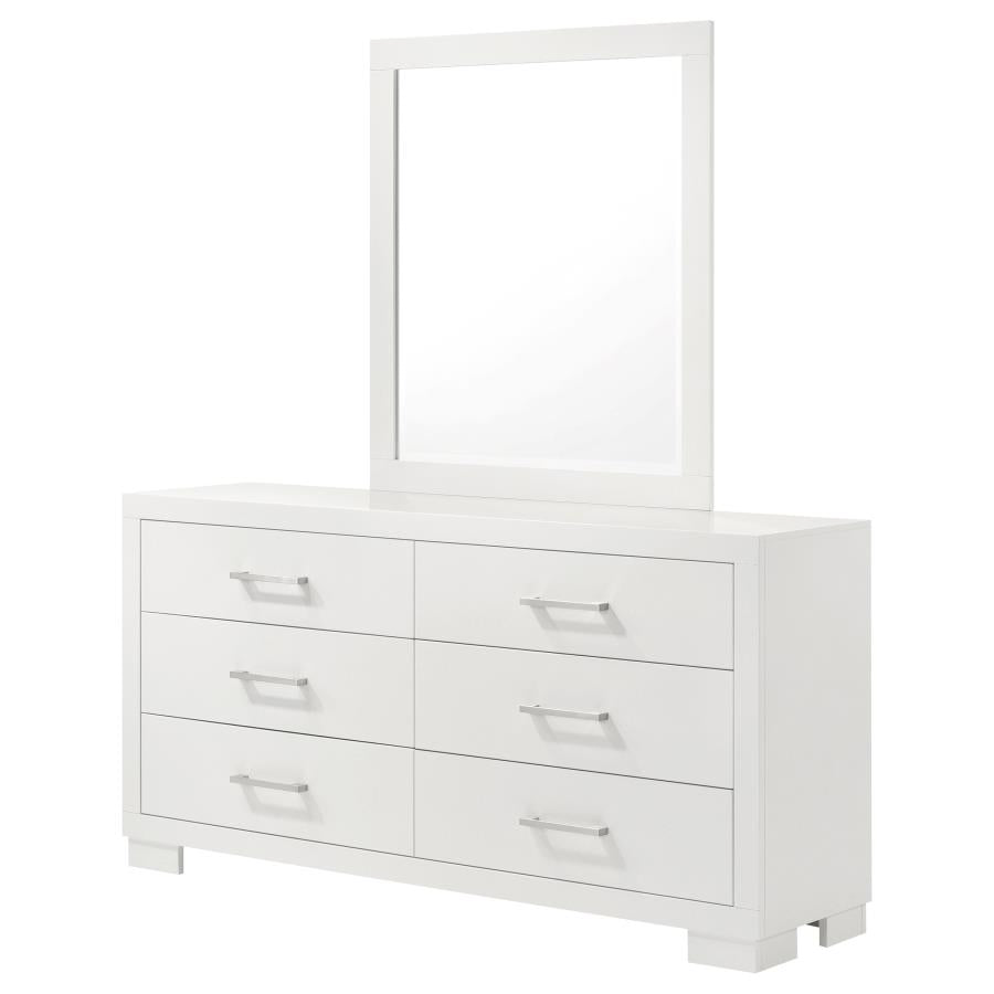Jessica - 6-Drawer Dresser With Mirror