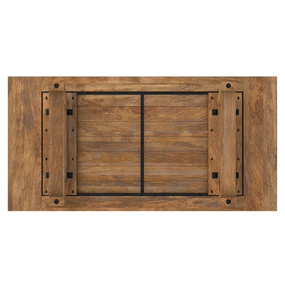 Whitley - Dining Table In Burnt Wax - Brown by Simpli-Home | Bel Furniture