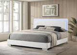 Felicity - Wood LED Panel Bed