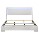 Felicity - Wood LED Panel Bed
