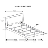 Felicity - Wood LED Panel Bed