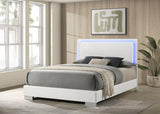 Felicity - Wood LED Panel Bed