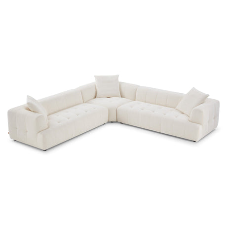 Kaynes - Elegant Upholstery Corner Sofa - view 3