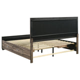 Kauffman - Wood Storage Panel Bed