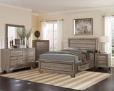 Kauffman - Wood Storage Panel Bed