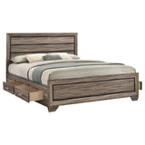 Kauffman - Wood Storage Panel Bed