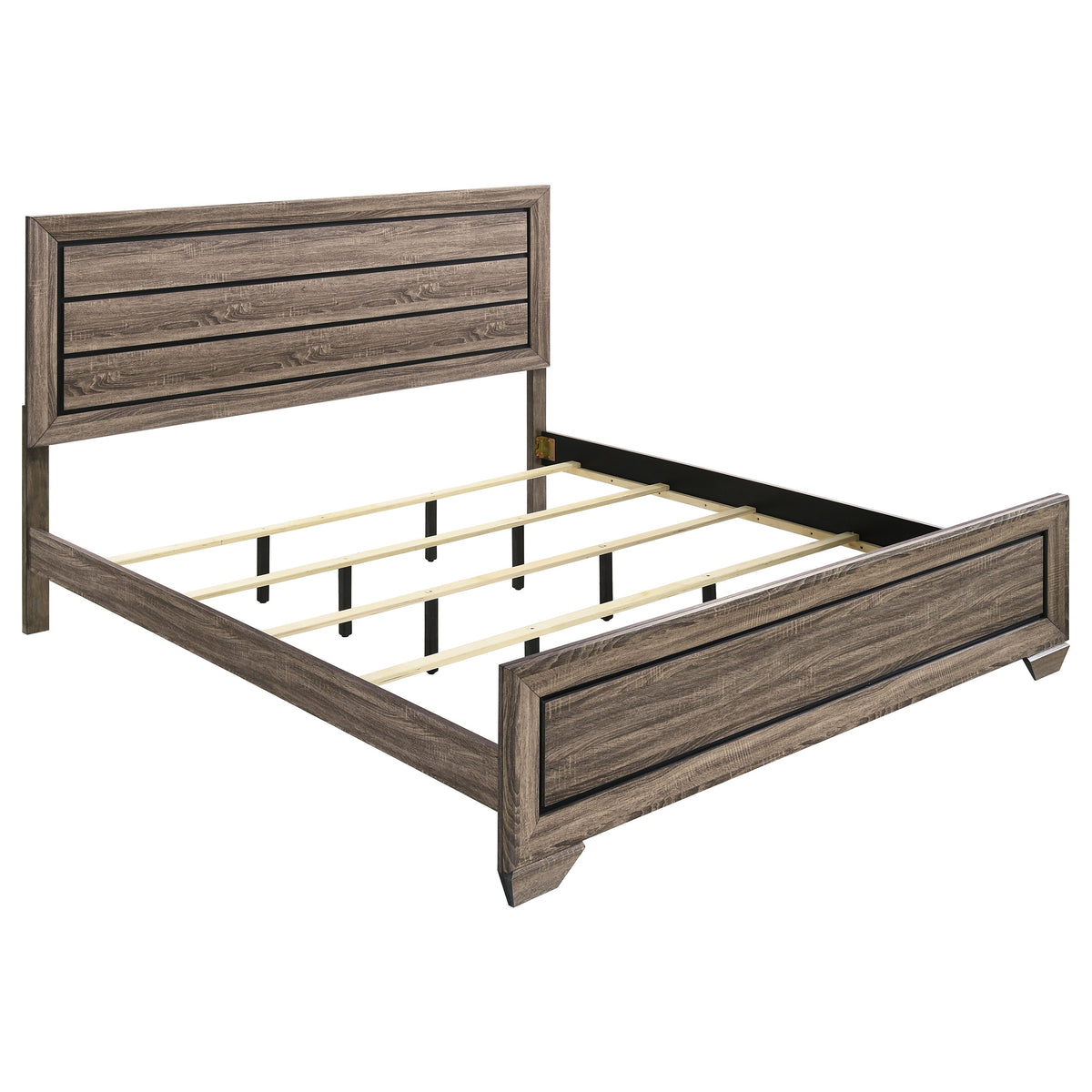 Kauffman - Wood Panel Bed