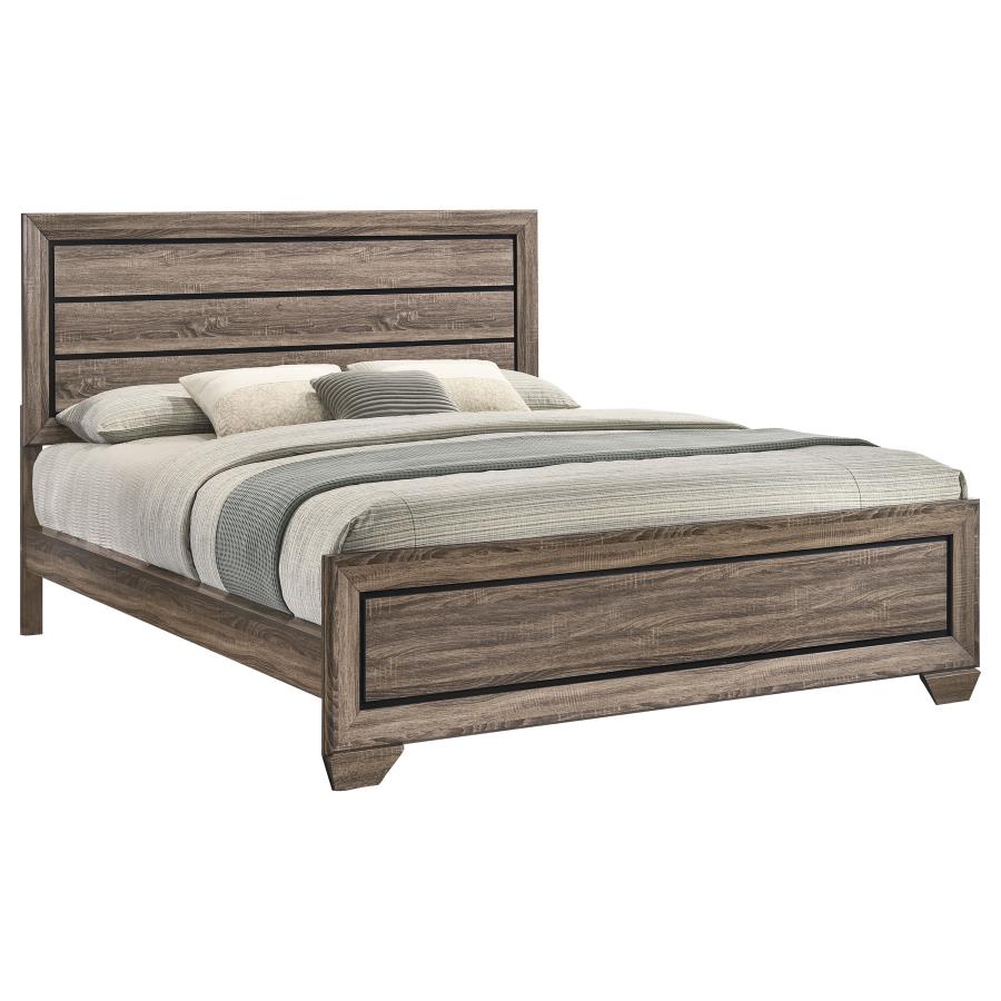 Kauffman - Wood Panel Bed