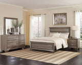 Kauffman - Wood Panel Bed