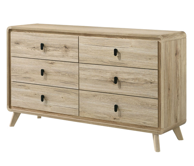 Dawson - Dresser Light Brown Dressers by Crown Mark | Bel Furniture