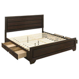 Kauffman - Wood Storage Panel Bed