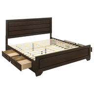 Kauffman - Wood Storage Panel Bed