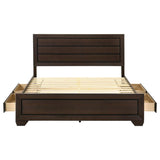Kauffman - Wood Storage Panel Bed