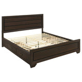 Kauffman - Wood Storage Panel Bed