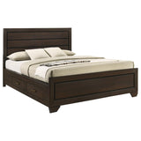 Kauffman - Wood Storage Panel Bed
