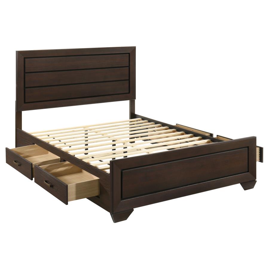 Kauffman - Wood Storage Panel Bed