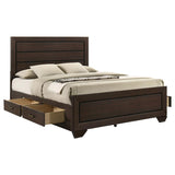 Kauffman - Wood Storage Panel Bed
