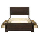 Kauffman - Wood Storage Panel Bed