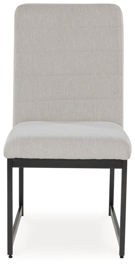 Tomtyn - Light Brown - Dining Upholstered Side Chair (Set of 2) by Signature Design by Ashley® | Bel Furniture
